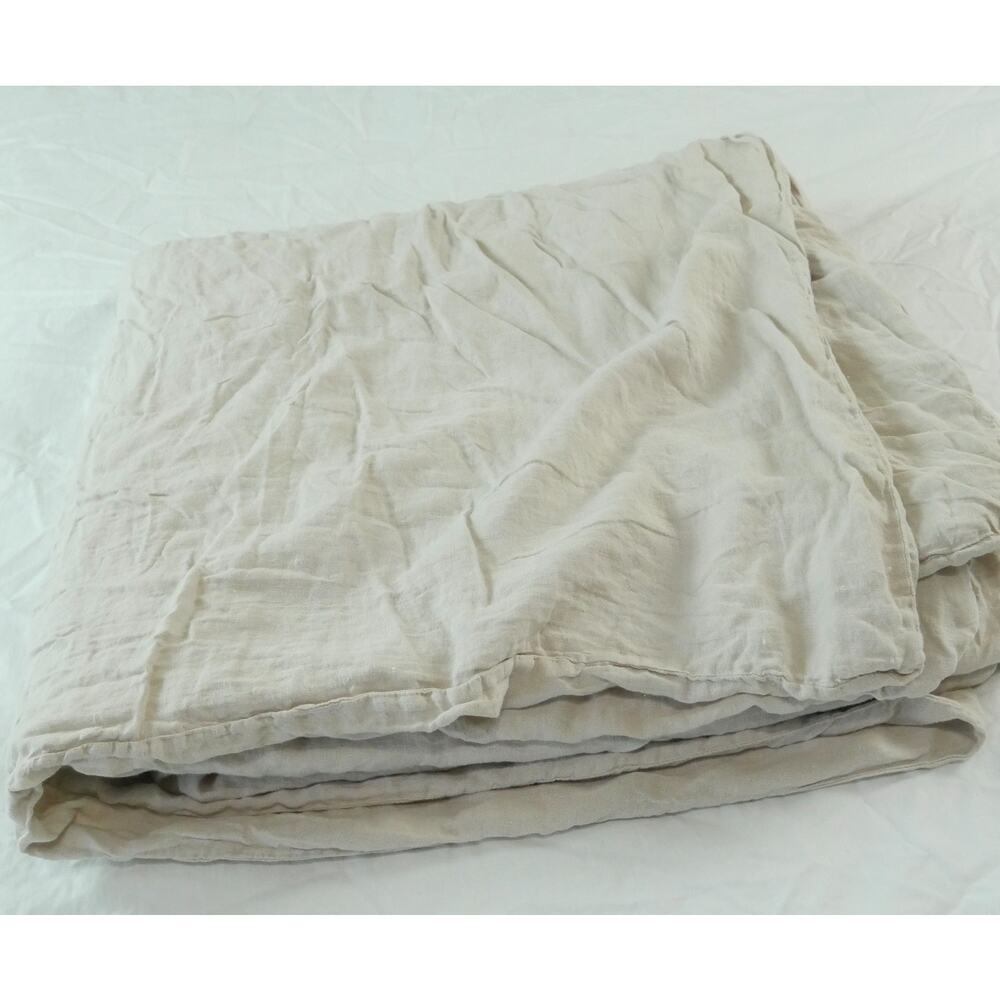 Parachute Linen Duvet Cover in Light Beige